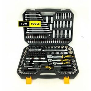 Professional 216Pcs Box Case Combo Package Wrench Socket Tool Sets