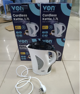 VON VSKL17BNK 1.7 Litres Upright Cordless Kettle