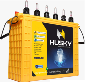 Husky Tall 300AH Tubular Battery Made In India