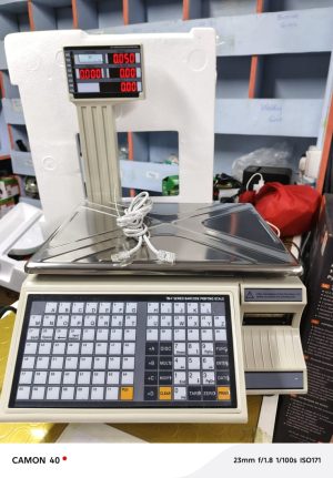 Barcode Thermal Label Printing Scales ,30kg commercial, computerized