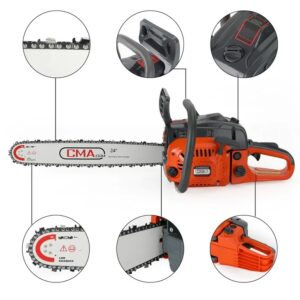 24-Inch CMA Chainsaw 5800cc Model CM5900